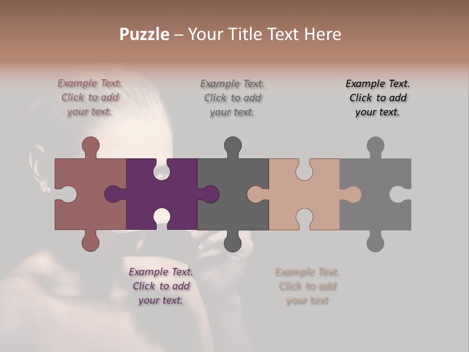 Eyes Haloween Person PowerPoint Template