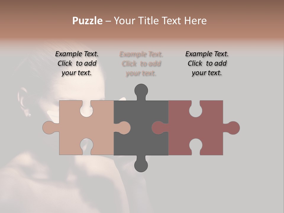 Eyes Haloween Person PowerPoint Template