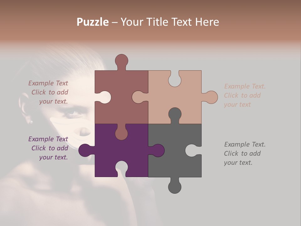 Eyes Haloween Person PowerPoint Template