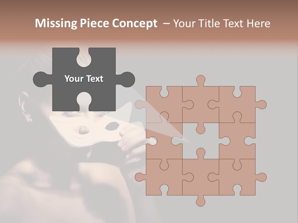 Eyes Haloween Person PowerPoint Template