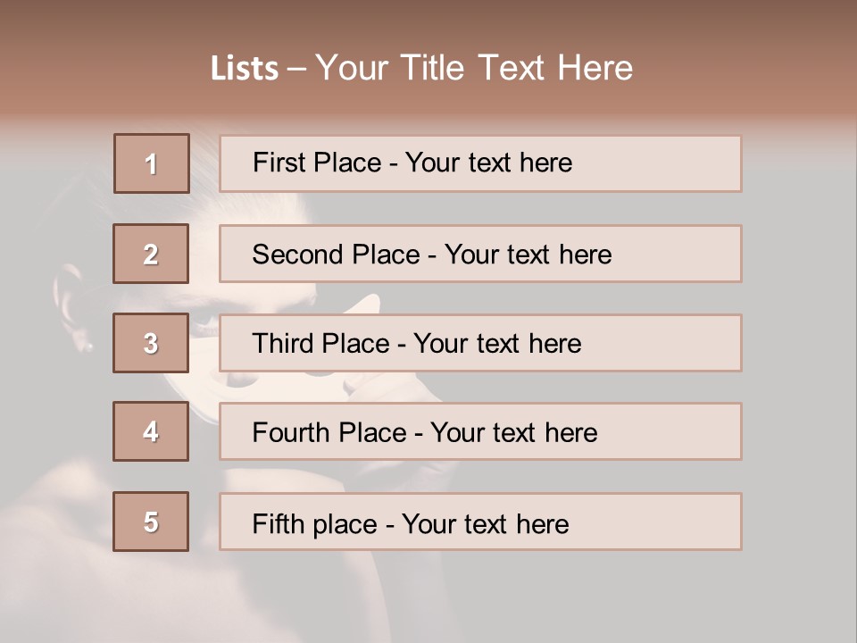 Eyes Haloween Person PowerPoint Template