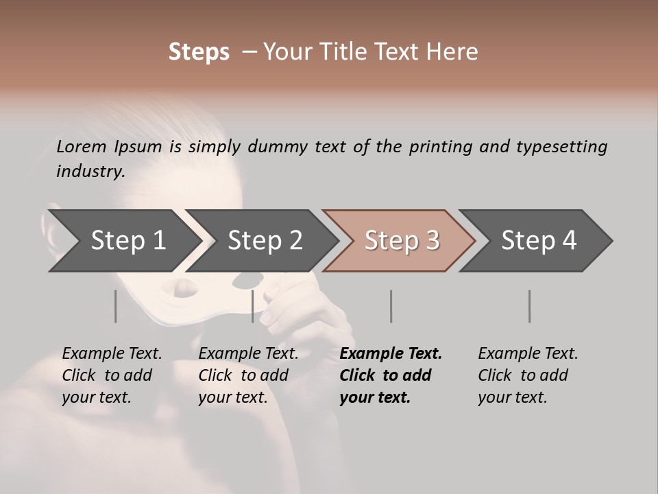 Eyes Haloween Person PowerPoint Template