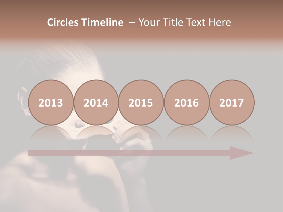 Eyes Haloween Person PowerPoint Template