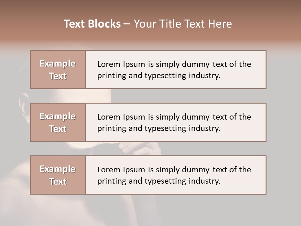 Eyes Haloween Person PowerPoint Template