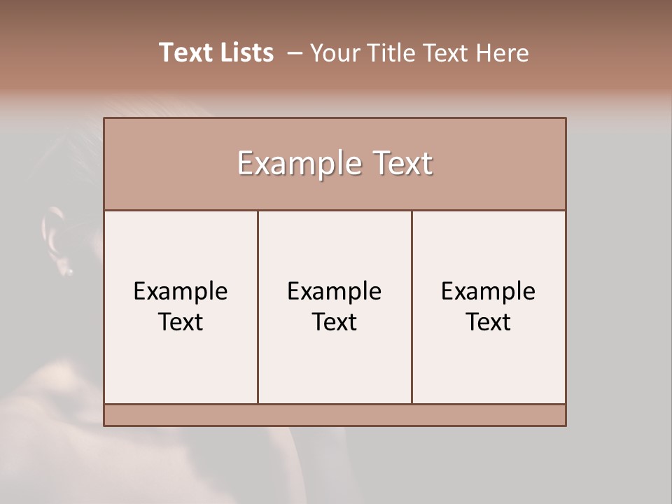 Eyes Haloween Person PowerPoint Template