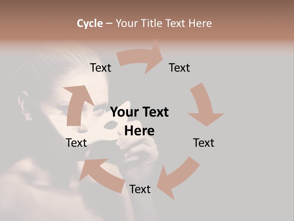 Eyes Haloween Person PowerPoint Template