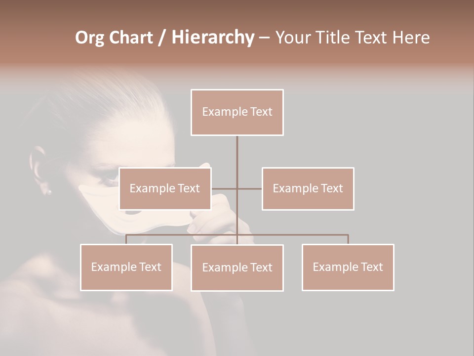 Eyes Haloween Person PowerPoint Template