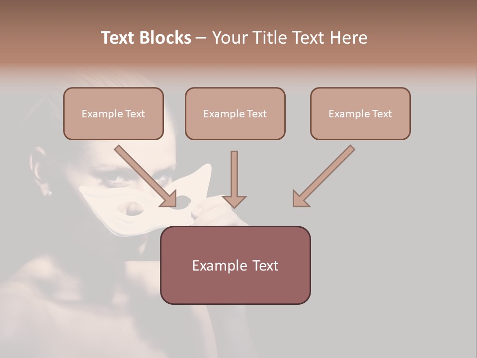 Eyes Haloween Person PowerPoint Template