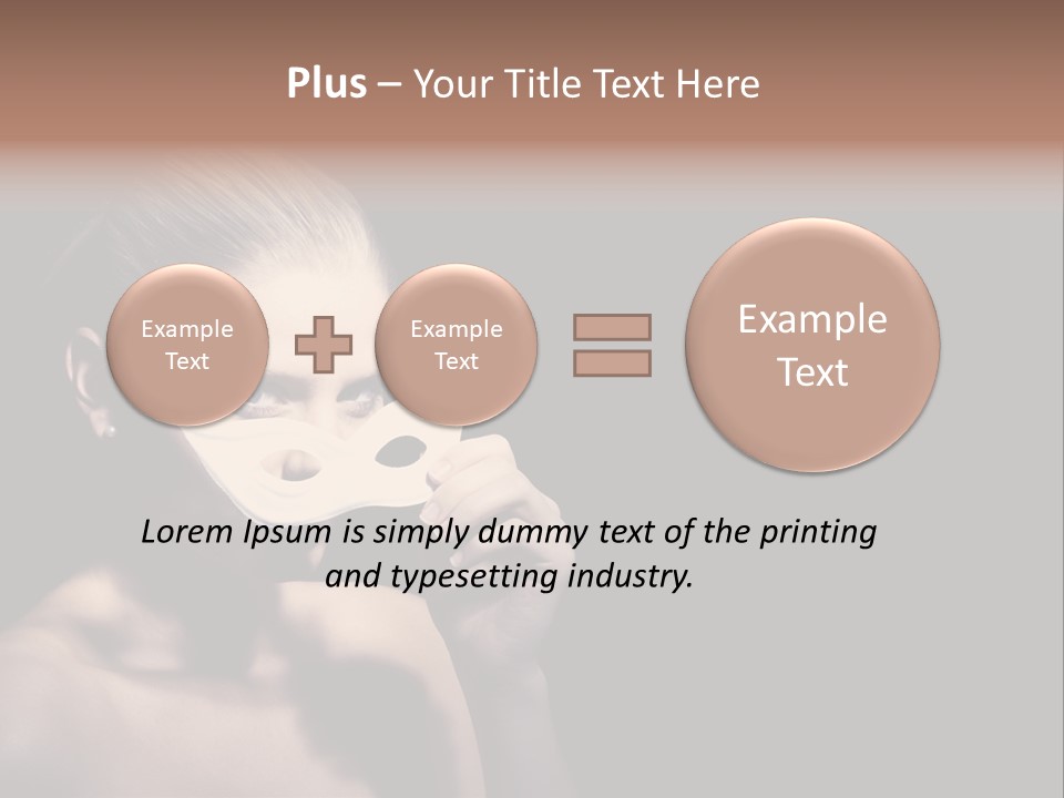 Eyes Haloween Person PowerPoint Template