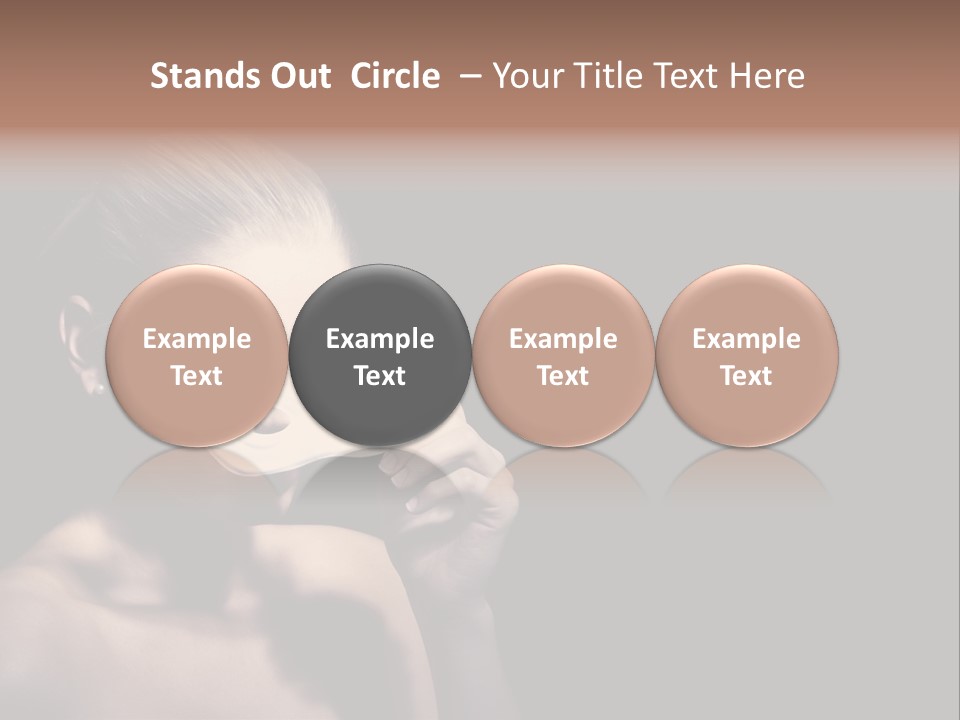 Eyes Haloween Person PowerPoint Template