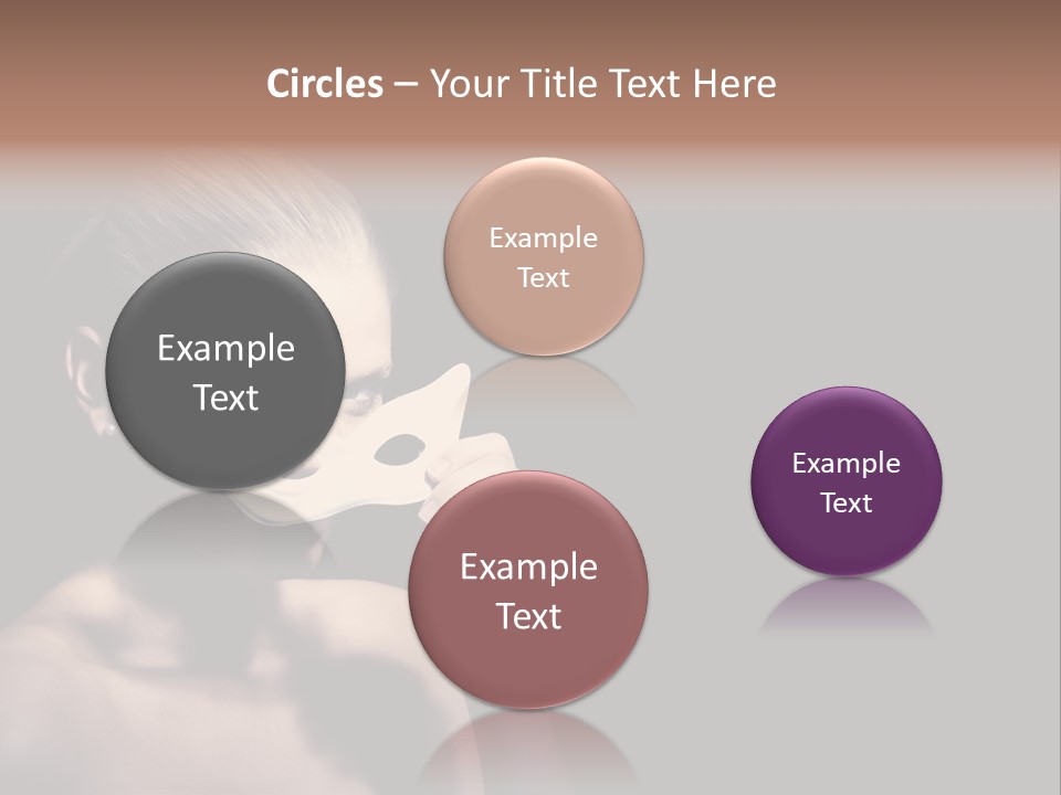 Eyes Haloween Person PowerPoint Template