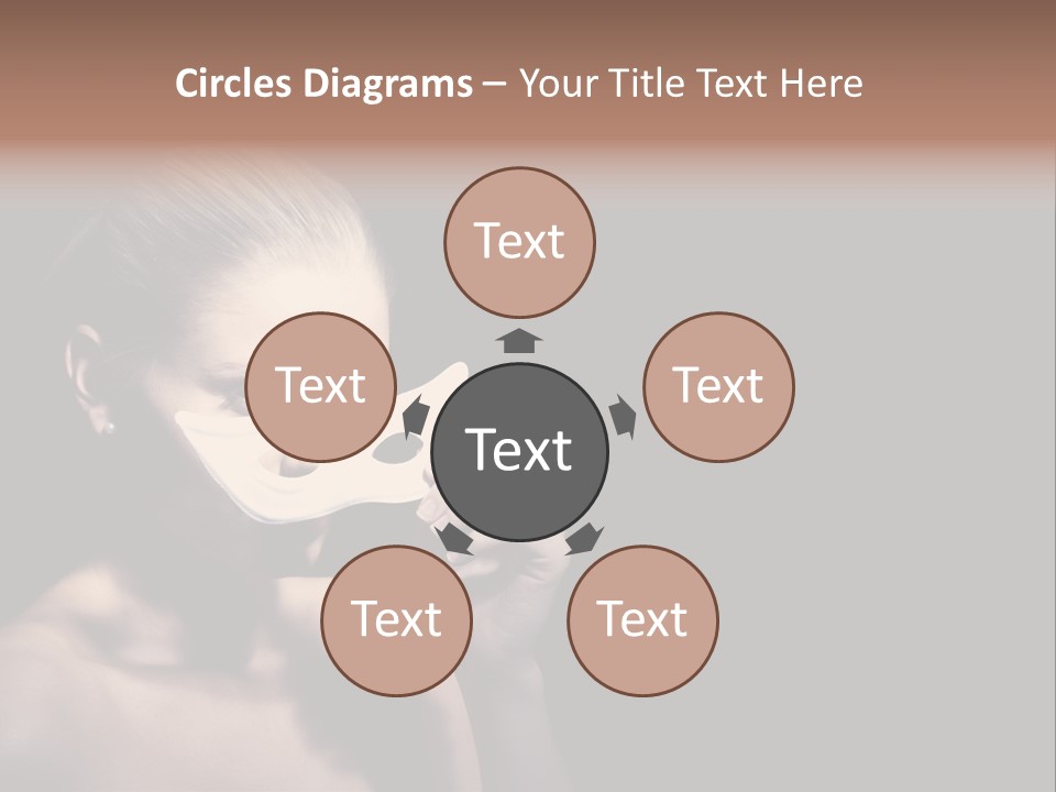 Eyes Haloween Person PowerPoint Template