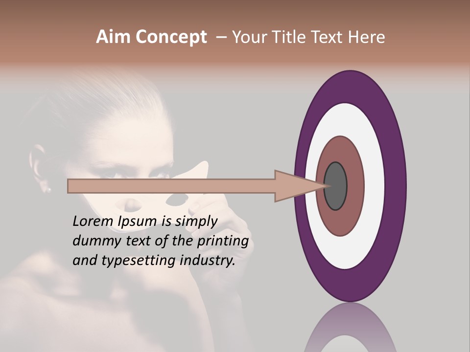 Eyes Haloween Person PowerPoint Template