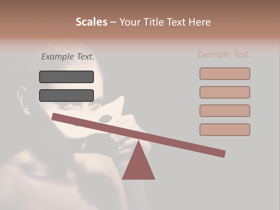 Eyes Haloween Person PowerPoint Template