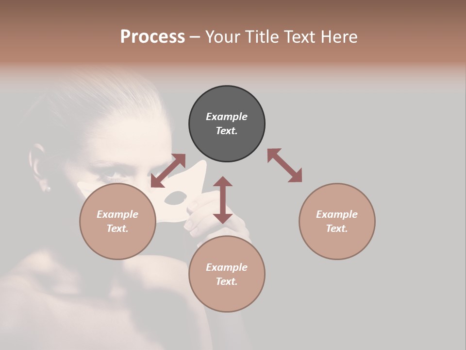 Eyes Haloween Person PowerPoint Template