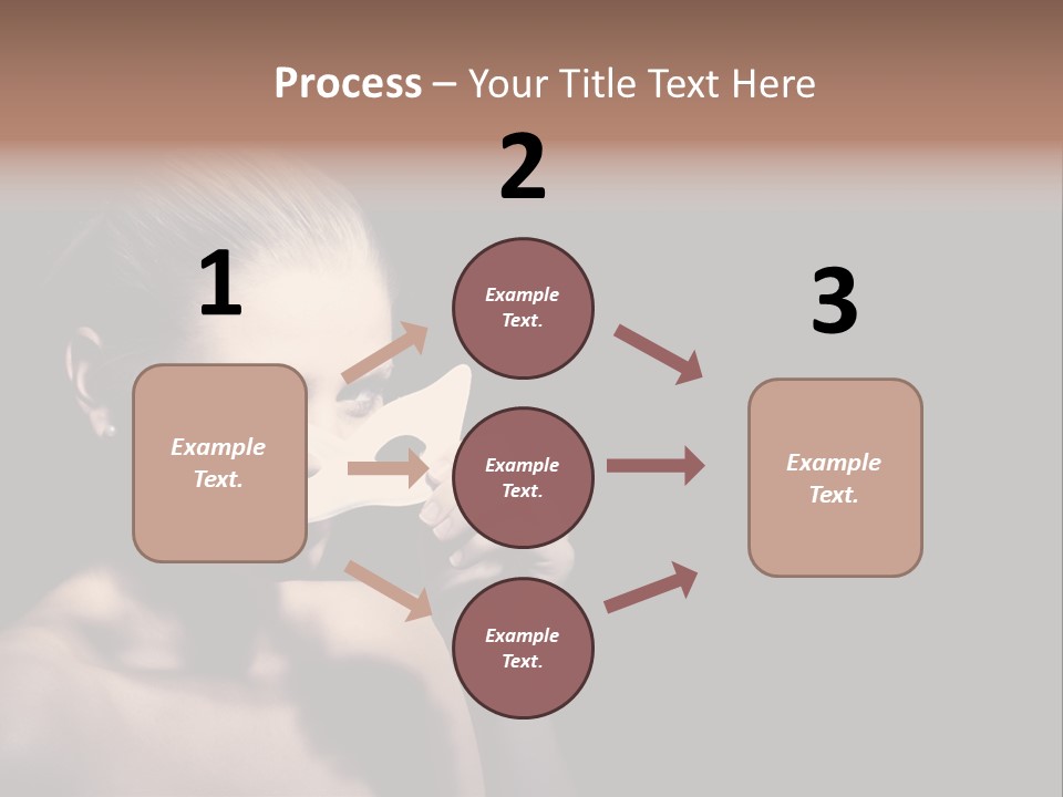 Eyes Haloween Person PowerPoint Template