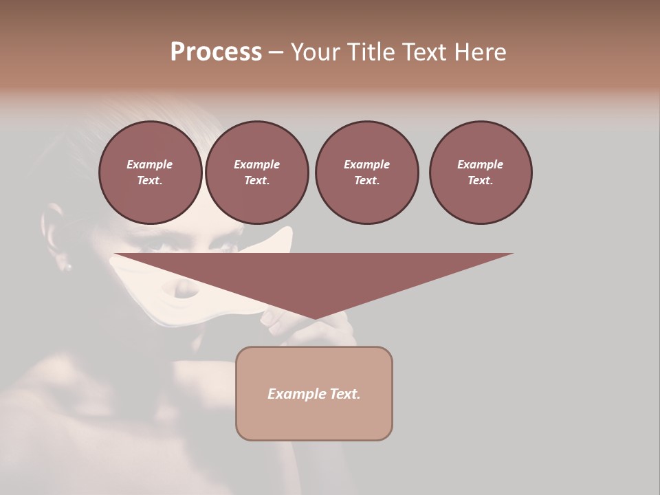 Eyes Haloween Person PowerPoint Template