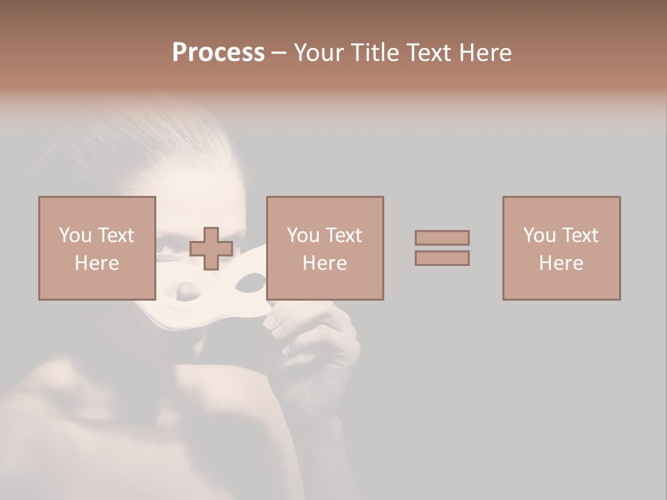 Eyes Haloween Person PowerPoint Template