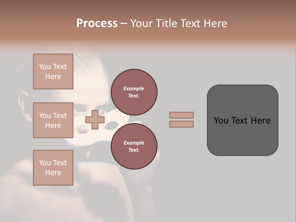 Eyes Haloween Person PowerPoint Template