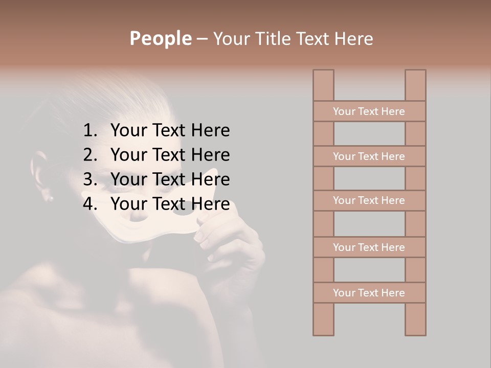 Eyes Haloween Person PowerPoint Template