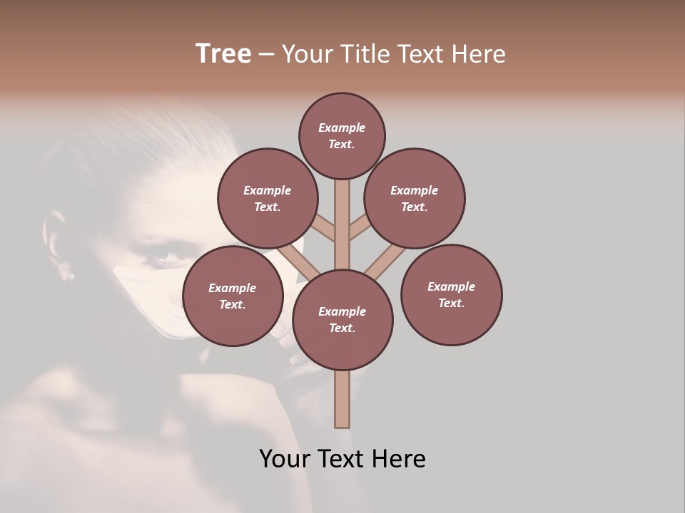 Eyes Haloween Person PowerPoint Template