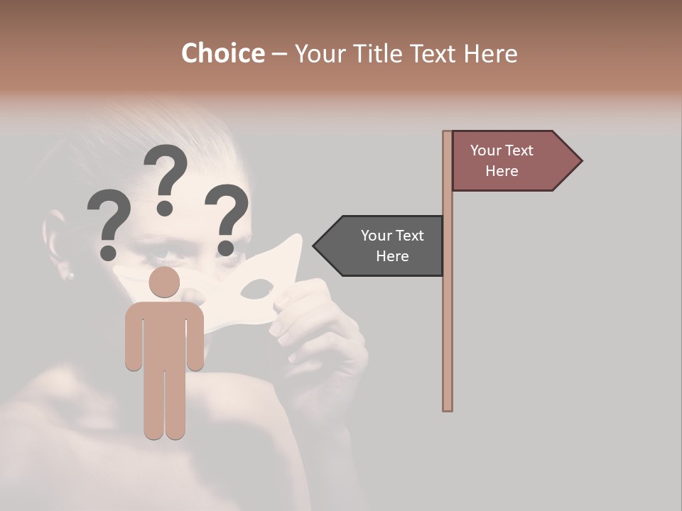 Eyes Haloween Person PowerPoint Template