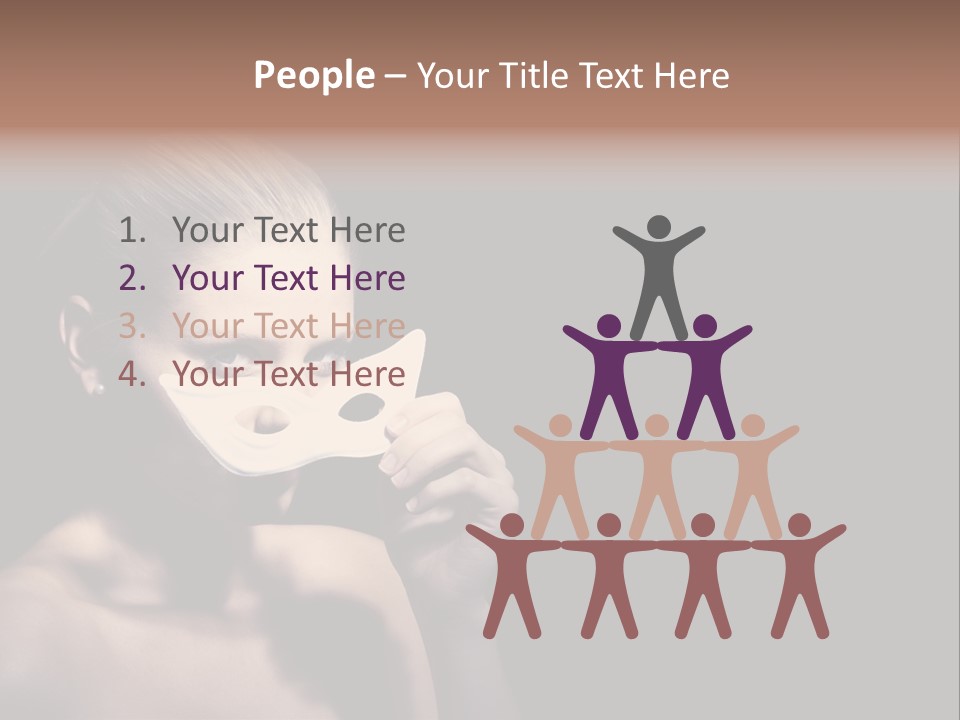 Eyes Haloween Person PowerPoint Template