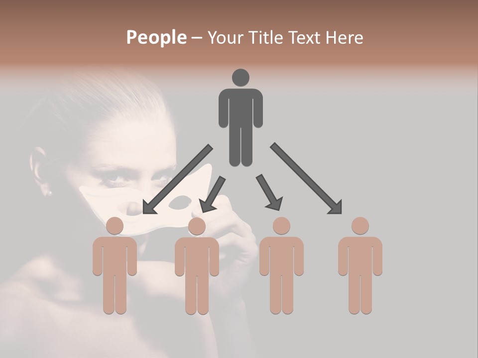 Eyes Haloween Person PowerPoint Template