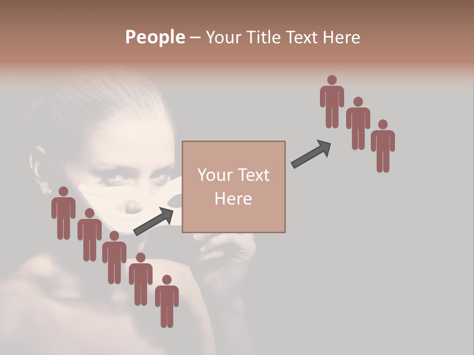 Eyes Haloween Person PowerPoint Template