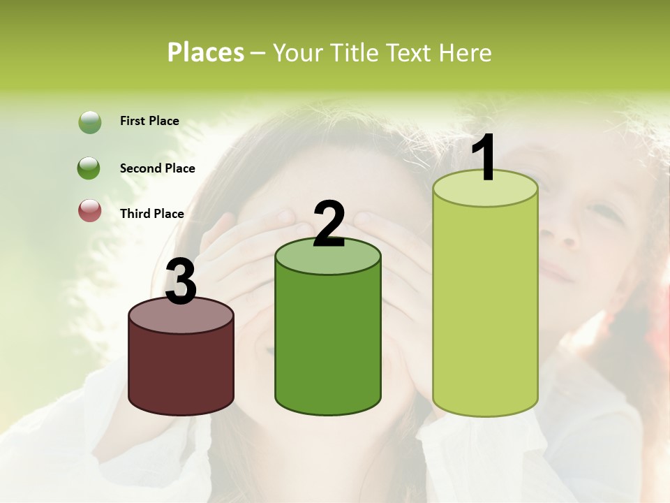 Mum Eye Lifestyle PowerPoint Template