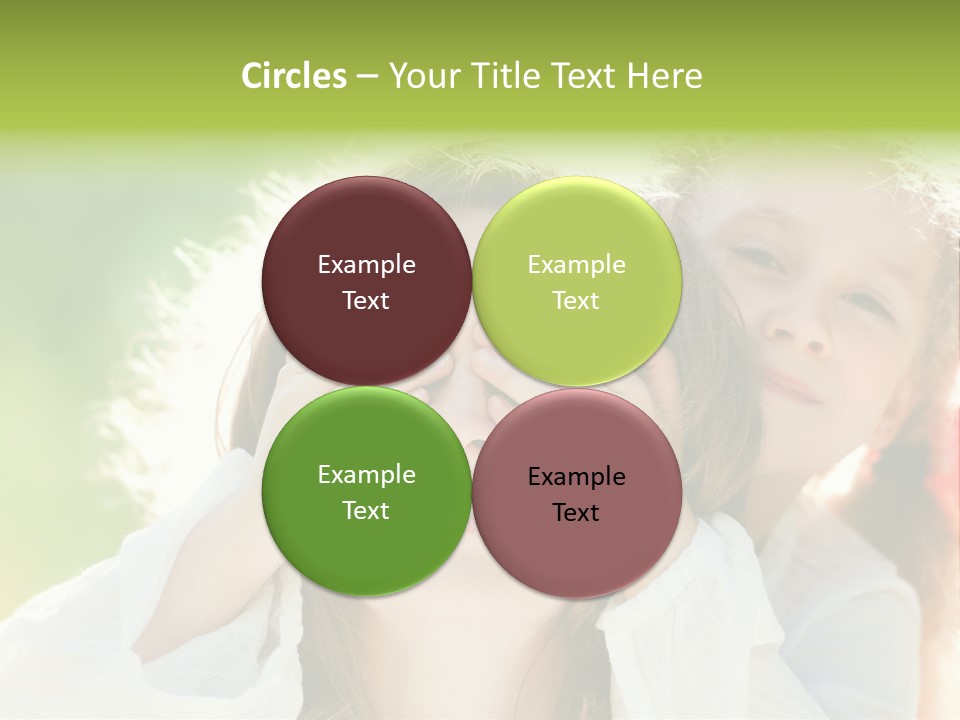 Mum Eye Lifestyle PowerPoint Template