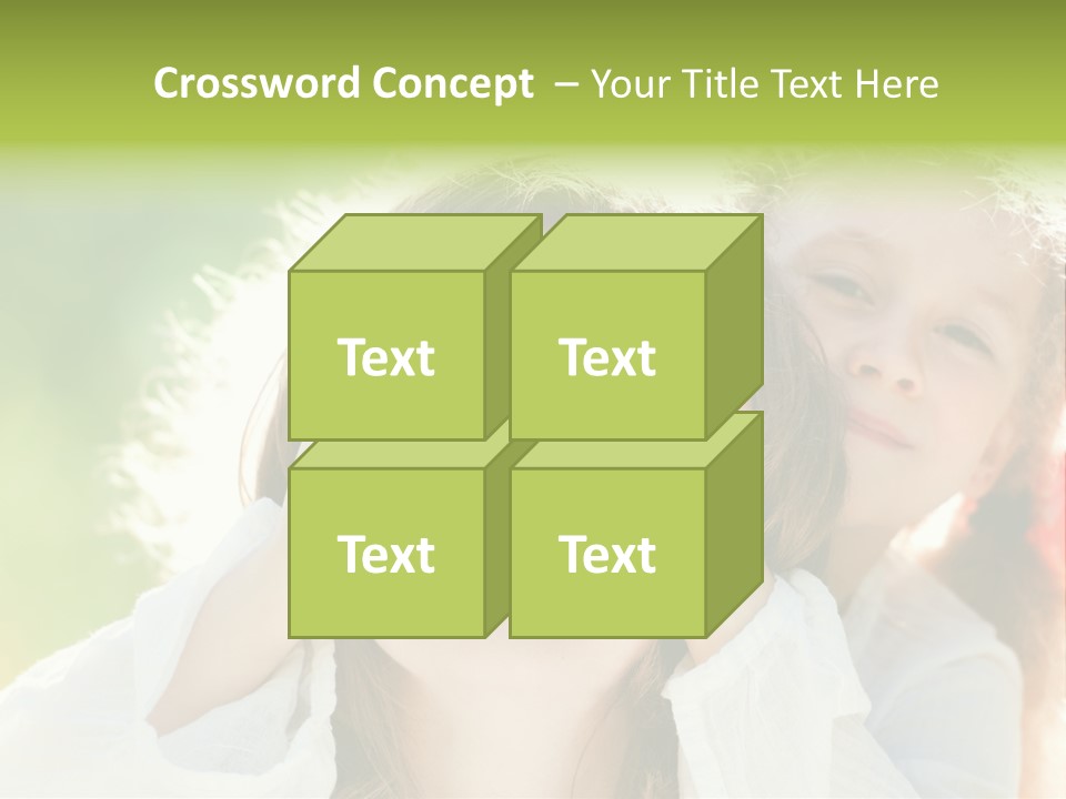 Mum Eye Lifestyle PowerPoint Template