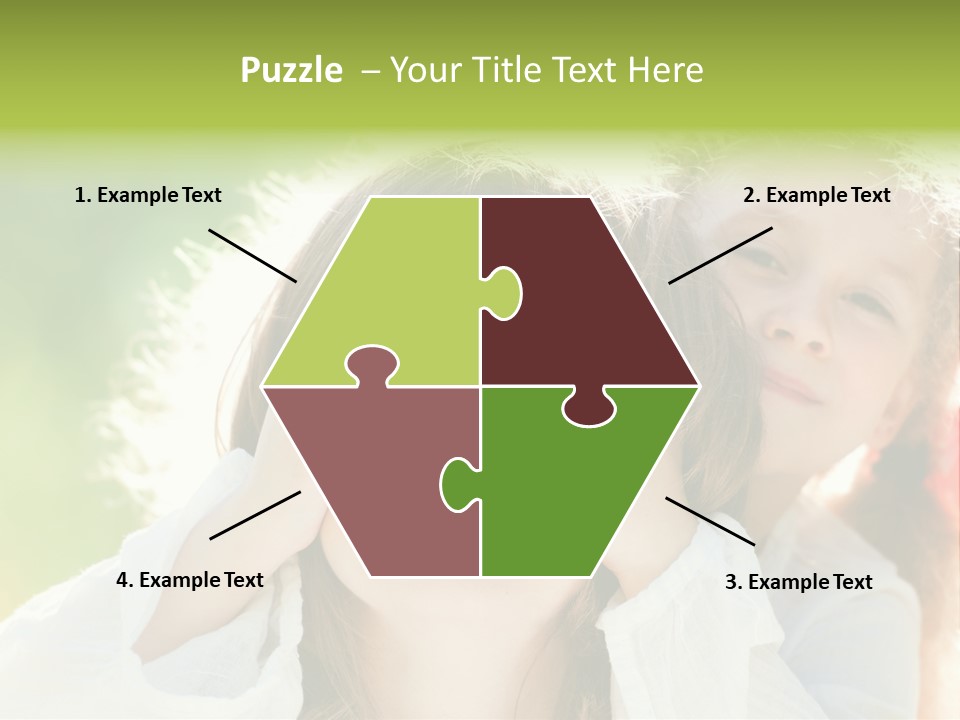 Mum Eye Lifestyle PowerPoint Template