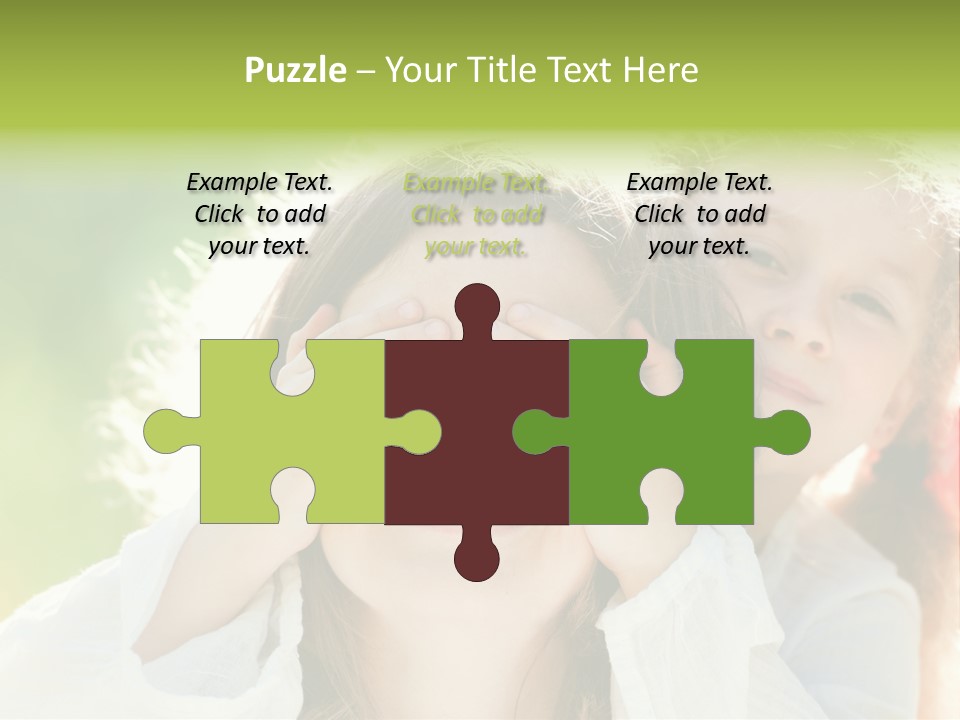 Mum Eye Lifestyle PowerPoint Template