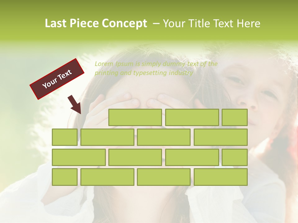 Mum Eye Lifestyle PowerPoint Template