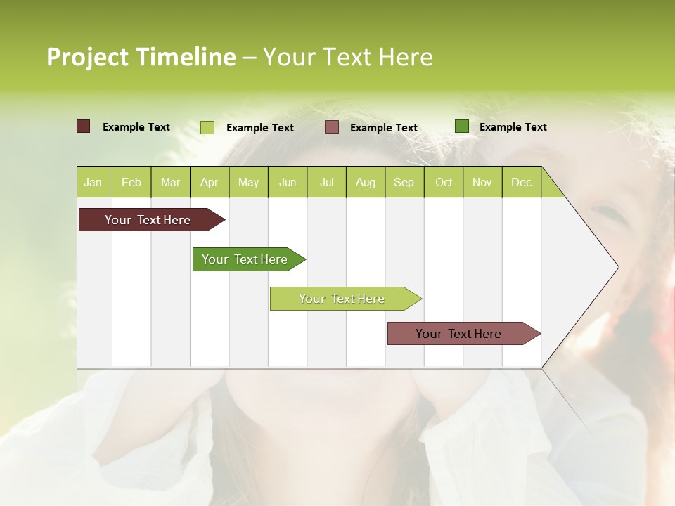 Mum Eye Lifestyle PowerPoint Template
