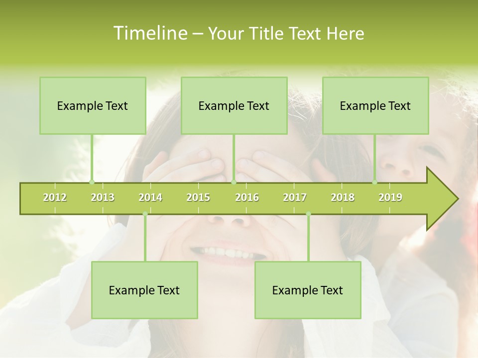 Mum Eye Lifestyle PowerPoint Template