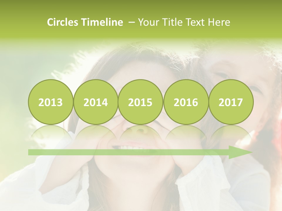 Mum Eye Lifestyle PowerPoint Template