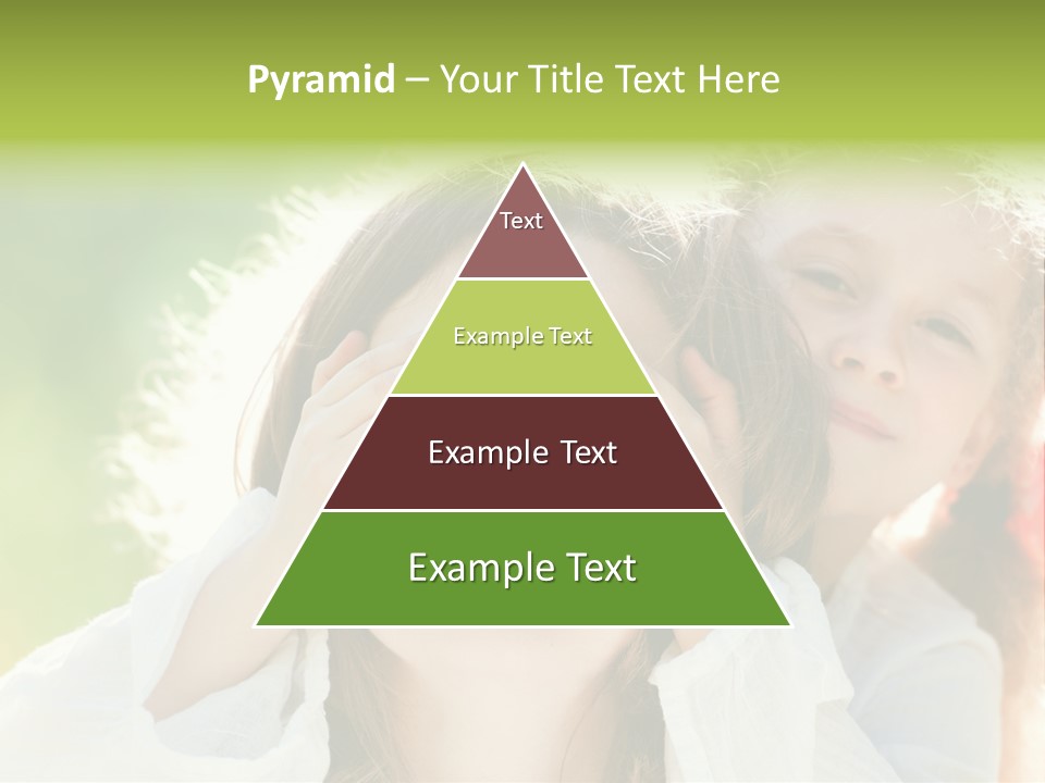 Mum Eye Lifestyle PowerPoint Template