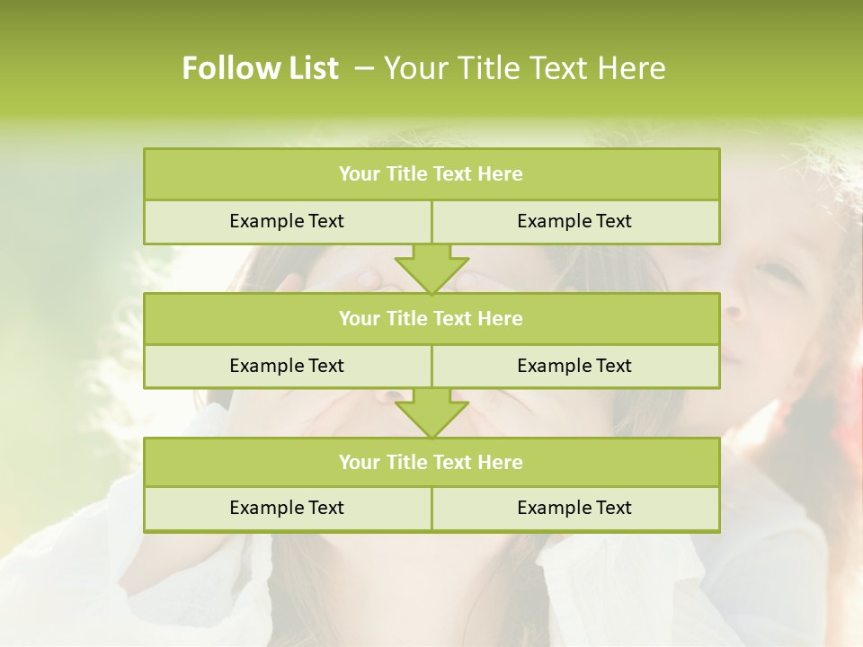 Mum Eye Lifestyle PowerPoint Template