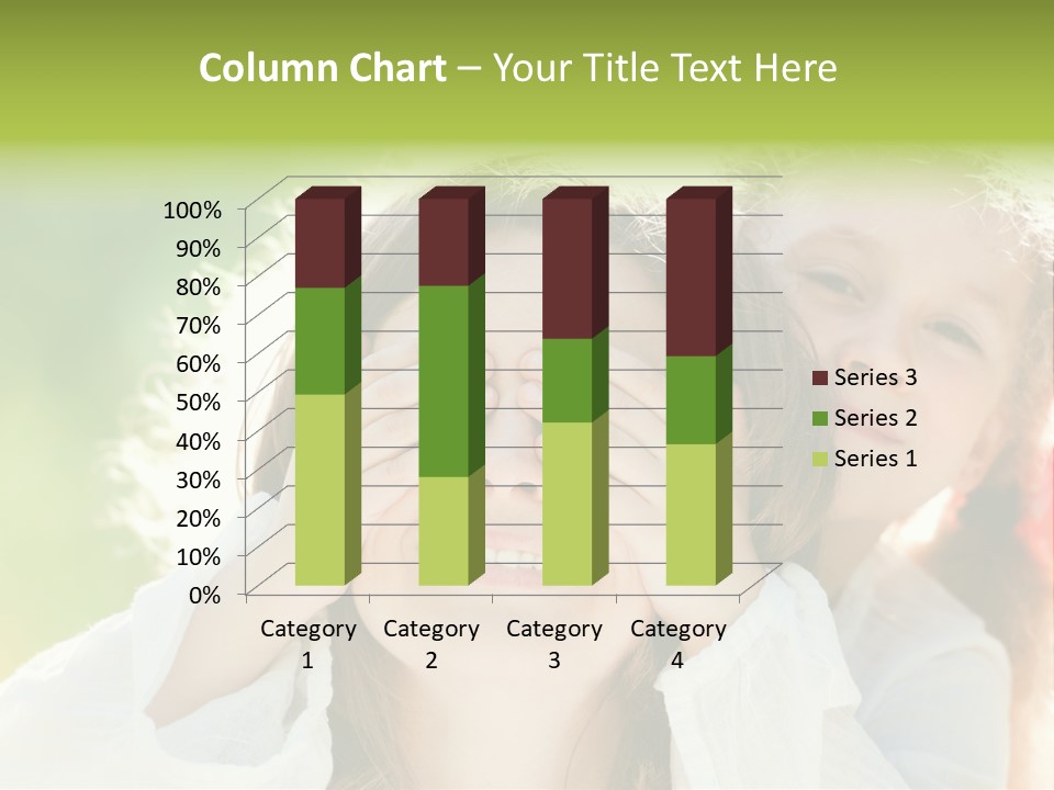 Mum Eye Lifestyle PowerPoint Template