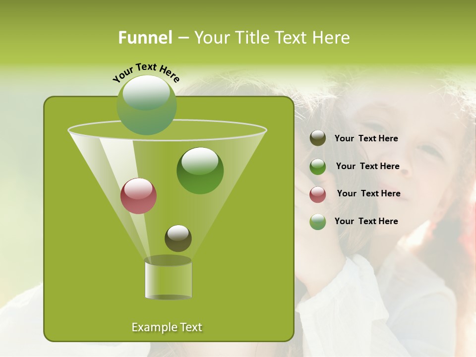 Mum Eye Lifestyle PowerPoint Template