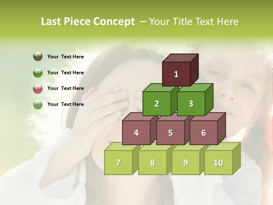 Mum Eye Lifestyle PowerPoint Template