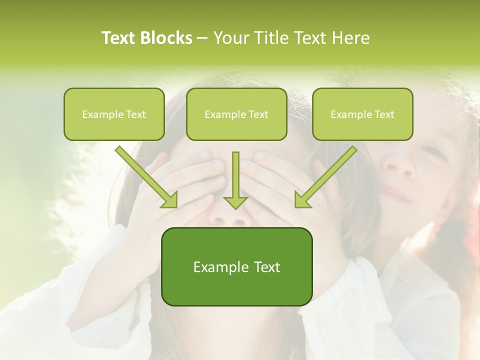 Mum Eye Lifestyle PowerPoint Template