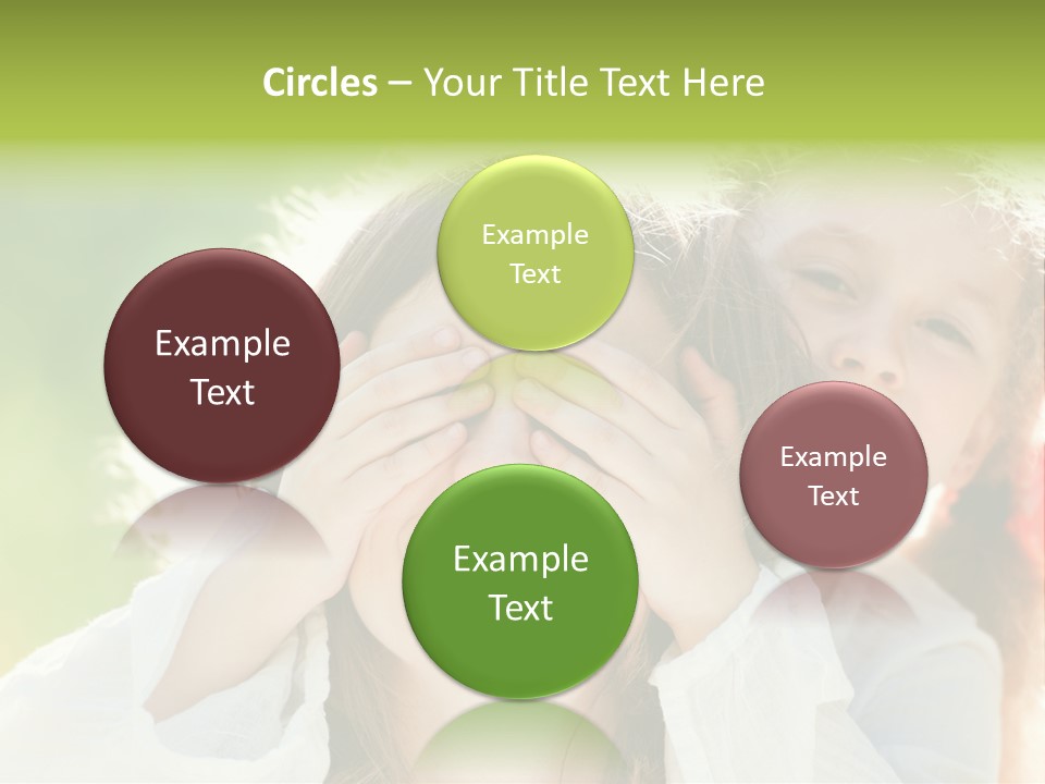 Mum Eye Lifestyle PowerPoint Template