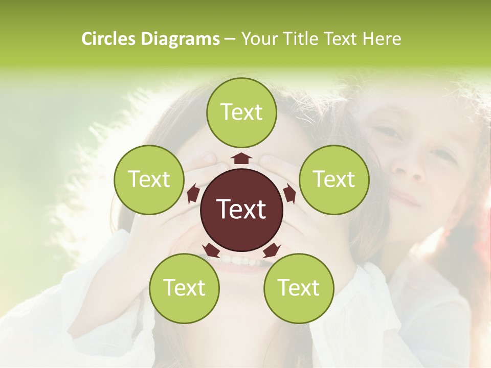 Mum Eye Lifestyle PowerPoint Template