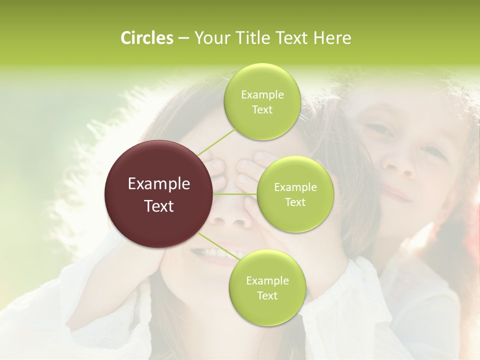 Mum Eye Lifestyle PowerPoint Template
