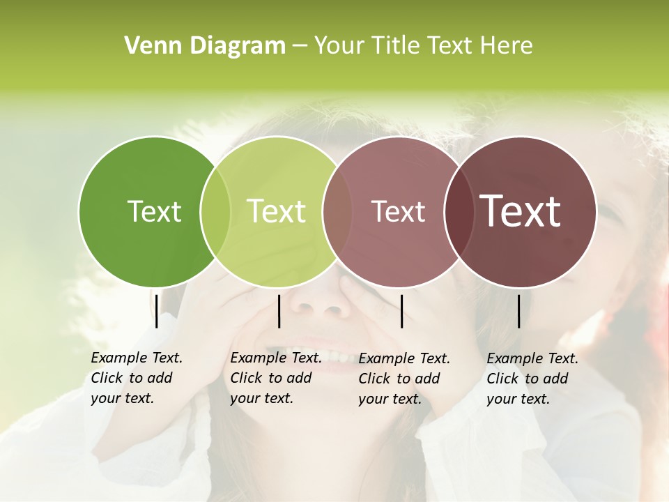 Mum Eye Lifestyle PowerPoint Template