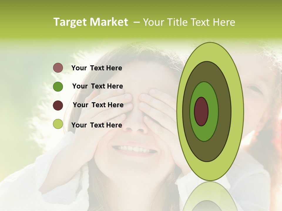 Mum Eye Lifestyle PowerPoint Template