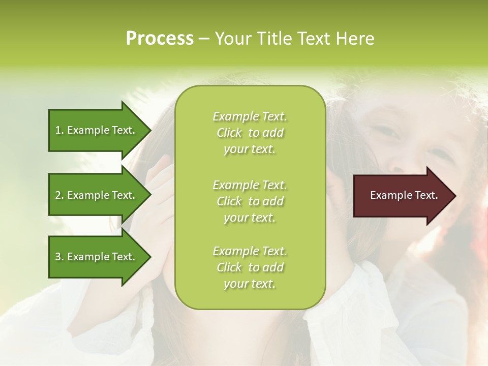 Mum Eye Lifestyle PowerPoint Template